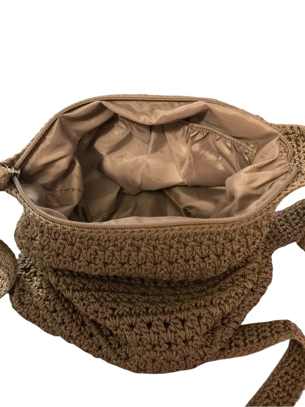 The Sak  Handwoven Crochet Crossbody Bag